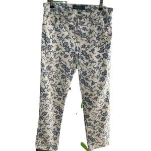 Ralph Lauren  Women's Modern Straight Floral Print Jeans Pants Sz 2 New Lauren
